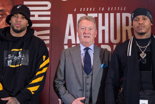 Lyndon Arthur faces Anthony Yarde in a rematch at the Copper Box Arena this Saturday night Photo Credit: Round 'N' Bout Media/Queensberry Promotions