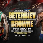 Artur Beterbiev clashes with Marcus Browne in a light heavyweight world title showdown in Montreal on Friday night