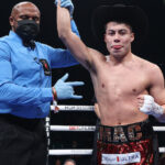 Marc Castro secured his fifth successive victory by stoppage Photo Credit: Ed Mulholland/Matchroom