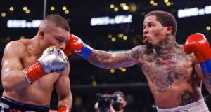 Gervonta Davis overcame Isaac Cruz after an absorbing fight at Staples Center on Sunday Photo Credit: Esther Lin/SHOWTIME