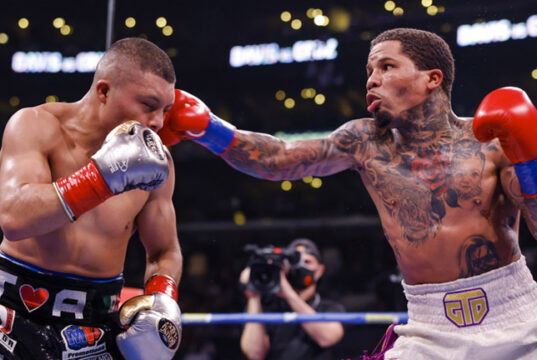Gervonta Davis overcame Isaac Cruz after an absorbing fight at Staples Center on Sunday Photo Credit: Esther Lin/SHOWTIME