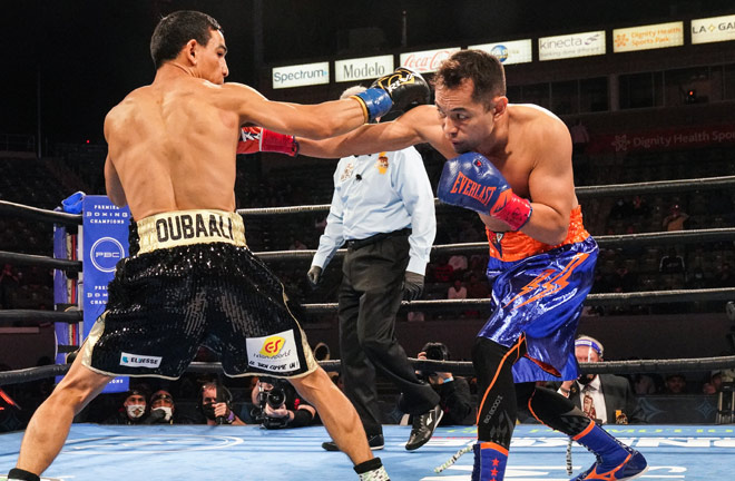 Donaire on route to victory over Oubaali in May Photo Credit: Sean Michael Ham/TGB Promotions