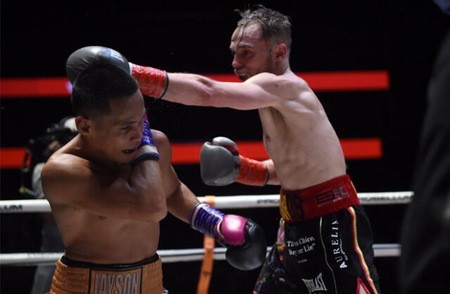 Sunny Edwards defended his IBF flyweight title with a commanding points win against Jayson Mama. Photo Credit: Probellum (Twitter)