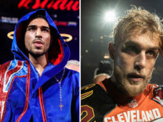 Tommy Fury says he is ready to settle his grudge with Jake Paul in March after witnessing his sixth round knockout of Tyron Woodley on Saturday night Photo Credit: Amanda Westcott/SHOWTIME