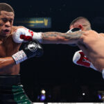 Diaz Jr was able to have some success when he got into range Photo Credit: Ed Mulholland/Matchroom