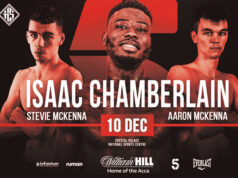 Isaac Chamberlain headlines in South London at the Crystal Palace National Sports Centre.