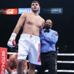 Filip Hrgovic was in ruthless form against Emir Ahmatovic Photo Credit: Ed Mulholland/Matchroom