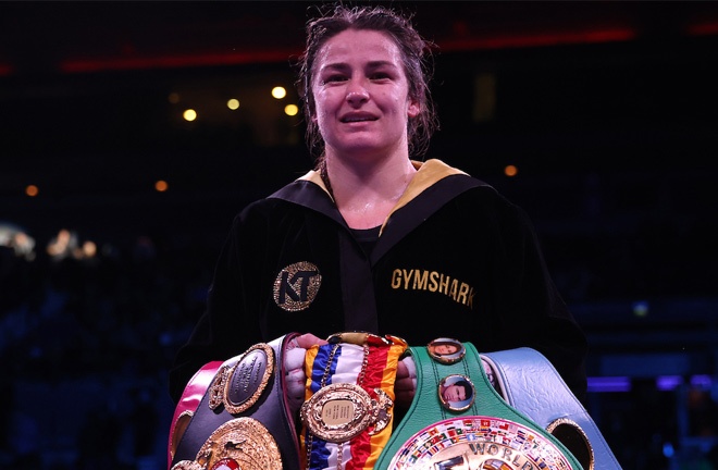 Katie Taylor has made three defences of her undisputed lightweight crown in 2021 Photo Credit: Mark Robinson/Matchroom Boxing