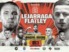 Kerman Lejarraga makes a first defence of his European super welterweight crown against Jack Flatley in Bilbao on Friday night