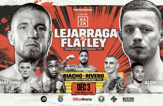 Kerman Lejarraga makes a first defence of his European super welterweight crown against Jack Flatley in Bilbao on Friday night