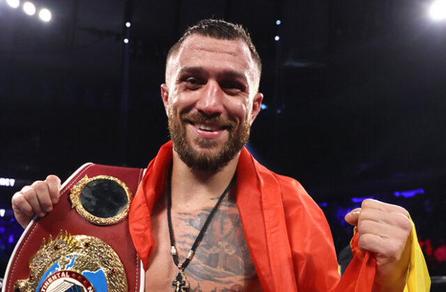 Vasiliy Lomachenko edged closer to a world title with a comprehensive victory over Richard Commey at Madison Square Garden Photo Credit: Mikey Williams / Top Rank via Getty Images