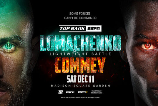 Vasiliy Lomachenko takes on Richard Commey this weekend in New York to kick off his bid to get back in the running for titles.