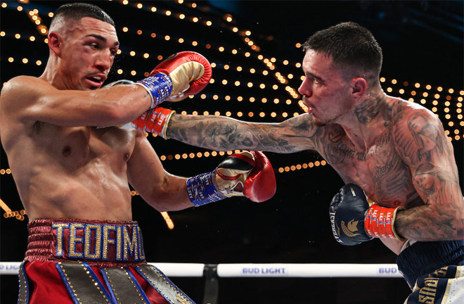 Kambosos Jr stunned Lopez in New York in November Photo Credit: Ed Mulholland/Matchroom