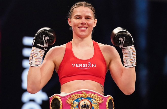 Savannah Marshall has defended her WBO middleweight title twice this year Photo Credit: Dave Thompson/Matchroom Boxing