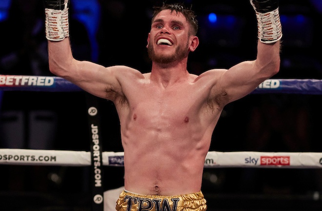 Thomas Patrick Ward looks to extend his undefeated streak Photo Credit: Mark Robinson/Matchroom Boxing