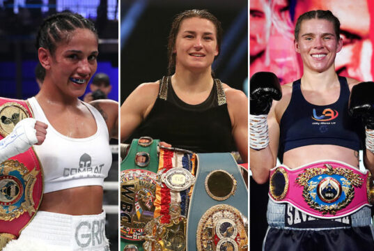 Amanda Serrano, Katie Taylor and Savannah Marshall have all starred in 2021 Photo Credit: Ed Mulholland/Matchroom Boxing USA/Mark Robinson/Dave Thompson/Matchroom Boxing