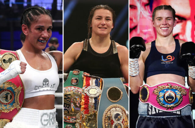 Amanda Serrano, Katie Taylor and Savannah Marshall have all starred in 2021 Photo Credit: Ed Mulholland/Matchroom Boxing USA/Mark Robinson/Dave Thompson/Matchroom Boxing