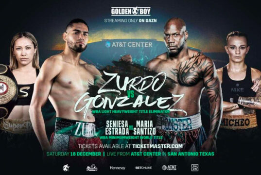 Gilberto Ramirez vs Yunieski Gonzalez eliminator headlines December 18th DAZN show