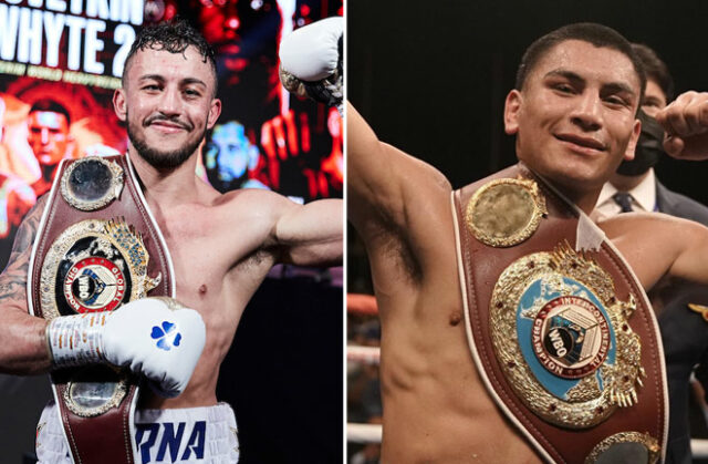 Michael McKinson faces fellow undefeated welterweight, Vergil Ortiz Jr on March 19 Photo Credit: Mark Robinson/Matchroom Boxing/Kevin Estrada/Golden Boy Promotions