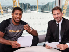 Eddie Hearn has confirmed an offer has been made to Anthony Joshua to step aside from his rematch with Oleksandr Usyk Photo Credit: Mark Robinson/Matchroom Boxing