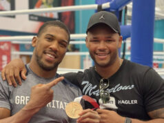 Frazer Clarke (r) will make his professional debut on February 19 Photo Credit: Instagram @frazerclarke