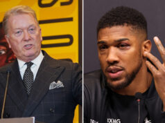 Frank Warren has claimed that Anthony Joshua requested an additional $5m to step aside from his rematch against Oleksandr Usyk Photo Credit: Round 'N' Bout Media/Queensberry Promotions/Ian Walton/Matchroom Boxing