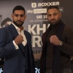 Khan and Brook will finally settle their rivalry in Manchester Photo Credit: BOXXER/Lawrence Lustig