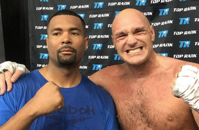 Christopher Lovejoy has called out former sparring partner and WBC heavyweight world champion, Tyson Fury Photo Credit: Twitter @lovejoyboxing