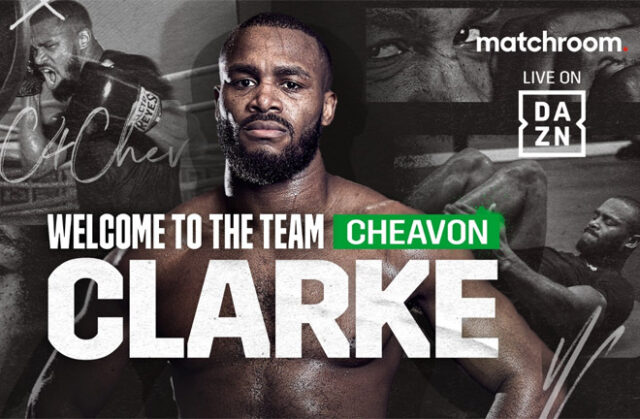 Cheavon Clarke has turned professional with Eddie Hearn's Matchroom Boxing
