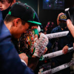 “This is my dream come true.” – said an emotional Mark Magsayo after being awarded the WBC Featherweight crown against Gary Russell Jr last night. Photo Credit Showtime Boxing (Twitter).