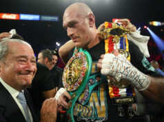 Bob Arum is optimistic a deal can be sealed for Tyson Fury to face Dillian Whyte Photo Credit: Mikey Williams/Top Rank