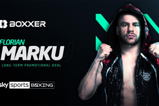 Florian Marku has inked a long-term promotional deal with BOXXER Photo Credit: BOXXER