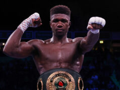 Lerrone Richards became IBO super middleweight champion in December Photo Credit: Mark Robinson/Matchroom Boxing