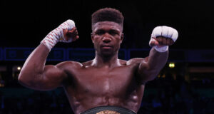 Lerrone Richards became IBO super middleweight champion in December Photo Credit: Mark Robinson/Matchroom Boxing