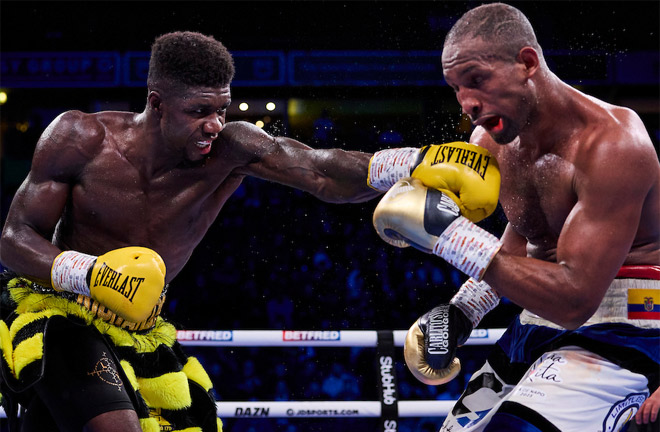 Richards beat Gongora by split decision in Manchester Photo Credit: Mark Robinson/Matchroom Boxing