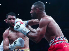 Kell Brook dominates against Amir Khan at the AO Arena in Manchester. Photo Credit: Boxxer.