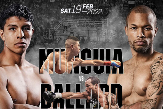 Jaime Munguia takes on D'Mitrius Ballard in Tijuana on Saturday night