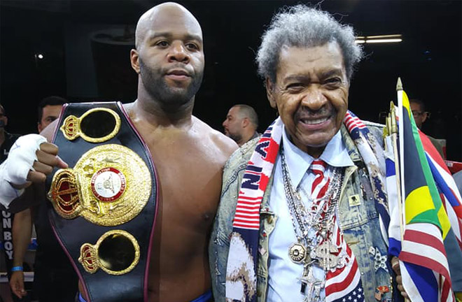 Bryan made a successful first defence of his belt with victory over Guidry on Saturday night Photo Credit: wbaboxing.com