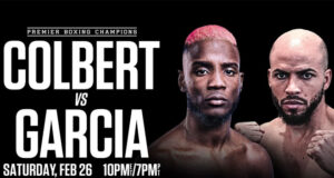 Chris Colbert clashes with Hector Luis Garcia in Las Vegas this Saturday night