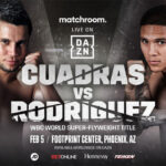 Carlos Cuadras faces Jesse Rodriguez for the vacant WBC super flyweight title in Phoenix on Saturday night Photo Credit: Matchroom Boxing