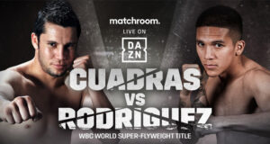 Carlos Cuadras faces Jesse Rodriguez for the vacant WBC super flyweight title in Phoenix on Saturday night Photo Credit: Matchroom Boxing