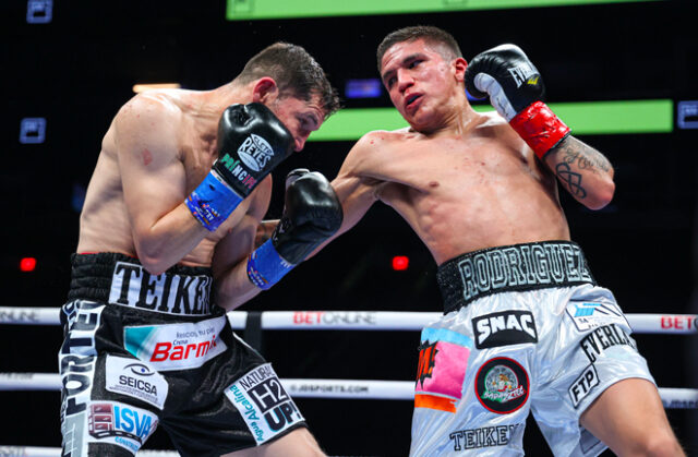 A new star in boxing emerged last night as the WBC World Super Flyweight title was claimed by Jesse Rodriguez who defeated Carlos Cuadras. Photo Credit: DAZN Boxing (Twitter). A new star in boxing emerged last night as the WBC World Super Flyweight title was claimed by Jesse Rodriguez who defeated Carlos Cuadras. Photo Credit: DAZN Boxing (Twitter).