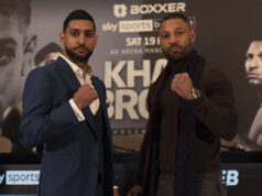Amir Khan and Kell Brook will finally meet in Manchester on Saturday night Photo Credit: BOXXER/Lawrence Lustig