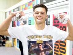 Hopey Price returns to action on Saturday night Photo Credit: Mark Robinson/Matchroom Boxing