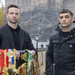 Josh Taylor defends his undisputed super lightweight crown against Jack Catterall in Glasgow on Saturday night Photo Credit: Boxxer / Robert Perry