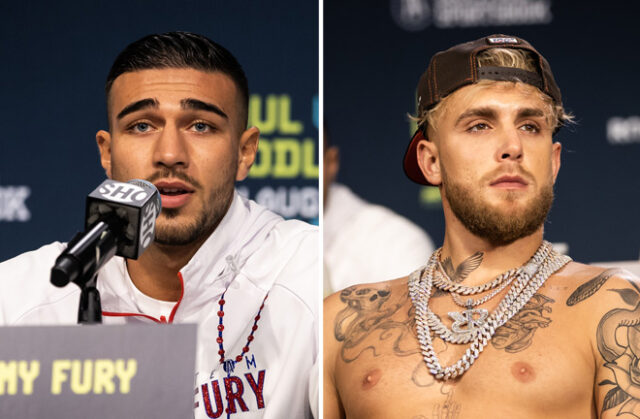 Tommy Fury has responded to comments made by rival Jake Paul Photo Credit: Amanda Westcott/SHOWTIME
