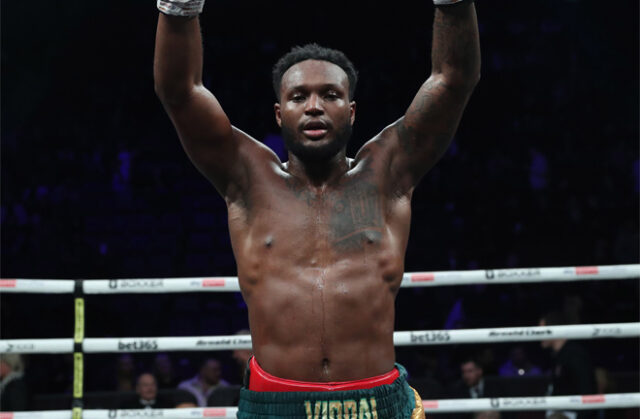 Viddal Riley says there is plenty more to come from him after moving to 5-0 on Saturday night Photo Credit: Lawrence Lustig / BOXXER