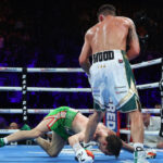 Wood dropped Conlan in the 11th round Photo Credit:  Mark Robinson/Matchroom Boxing