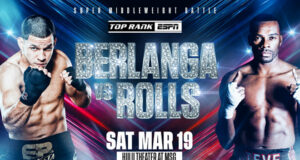 Edgar Berlanga meets Steve Rolls in a super middleweight clash at the Hulu Theater at Madison Square Garden on Saturday Photo Credit: Top Rank