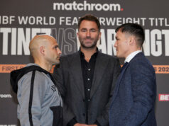 Kiko Martinez defends his IBF featherweight world title against Josh Warrington in a rematch on Saturday night in Leeds Photo Credit: Mark Robinson/Matchroom Boxing